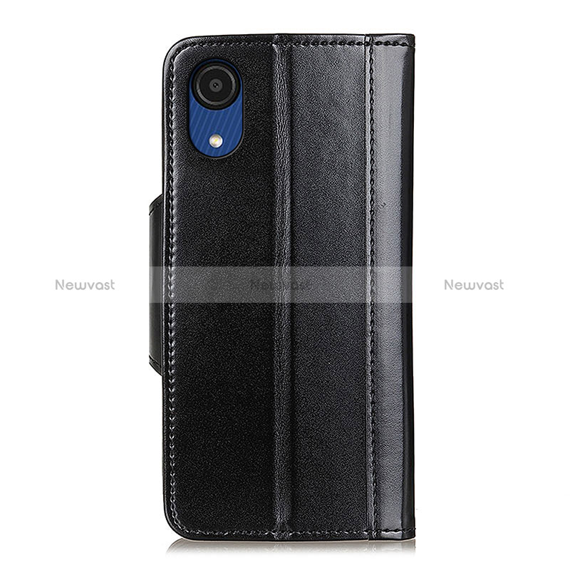 Leather Case Stands Flip Cover Holder ML13 for Samsung Galaxy A03 Core