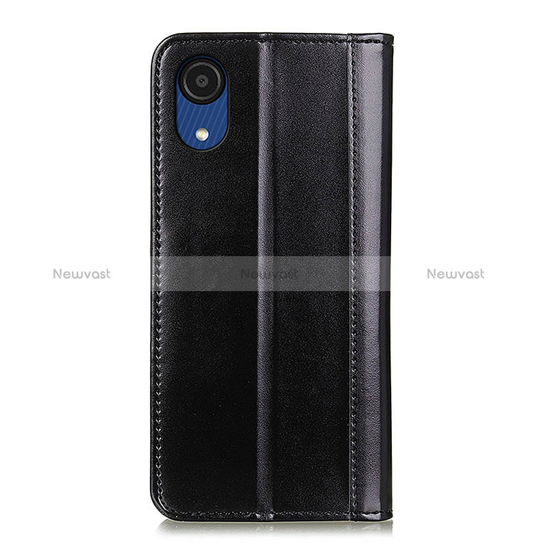 Leather Case Stands Flip Cover Holder ML5 for Samsung Galaxy A03 Core