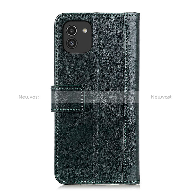 Leather Case Stands Flip Cover Holder ML6 for Samsung Galaxy A03