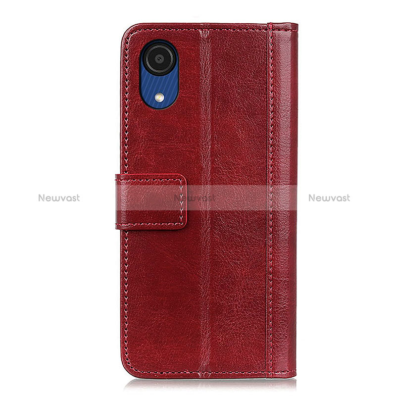 Leather Case Stands Flip Cover Holder ML6 for Samsung Galaxy A03 Core