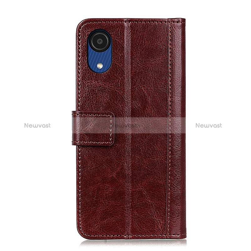 Leather Case Stands Flip Cover Holder ML6 for Samsung Galaxy A03 Core