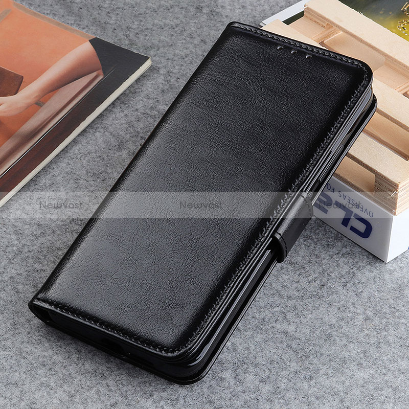 Leather Case Stands Flip Cover Holder ML7 for Huawei Nova 8i Black