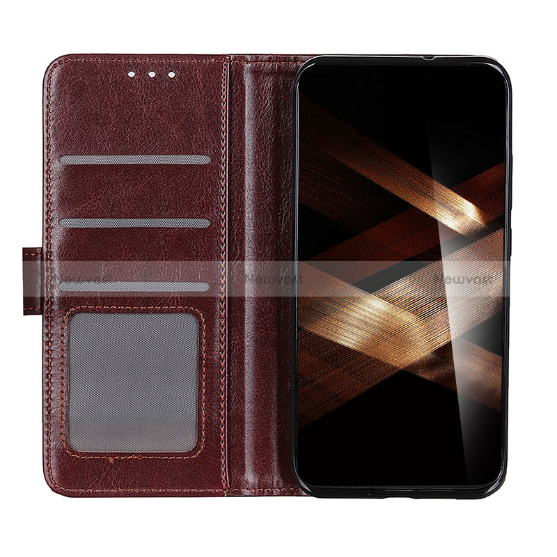 Leather Case Stands Flip Cover Holder ML7 for Motorola Moto G84 5G