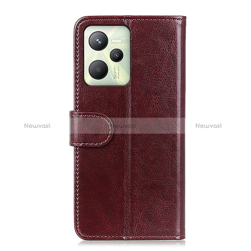 Leather Case Stands Flip Cover Holder ML7 for Realme Narzo 50A Prime