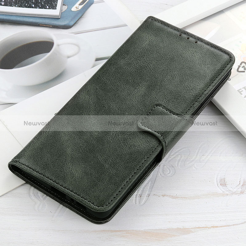 Leather Case Stands Flip Cover Holder ML9 for Realme 9 Pro+ Plus 5G Green