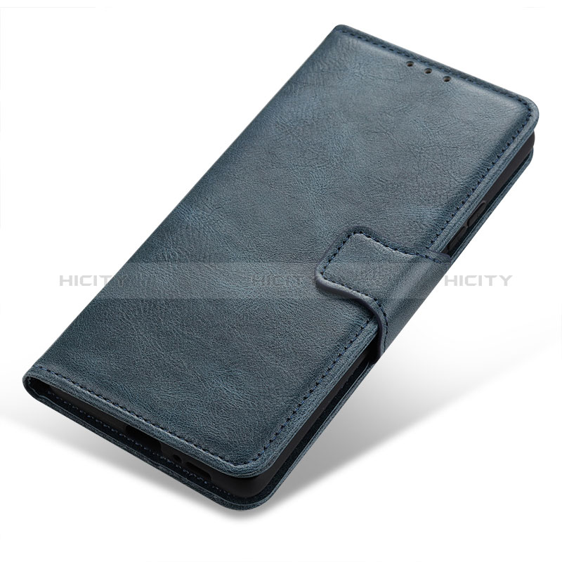 Leather Case Stands Flip Cover Holder ML9 for Samsung Galaxy A73 5G Blue