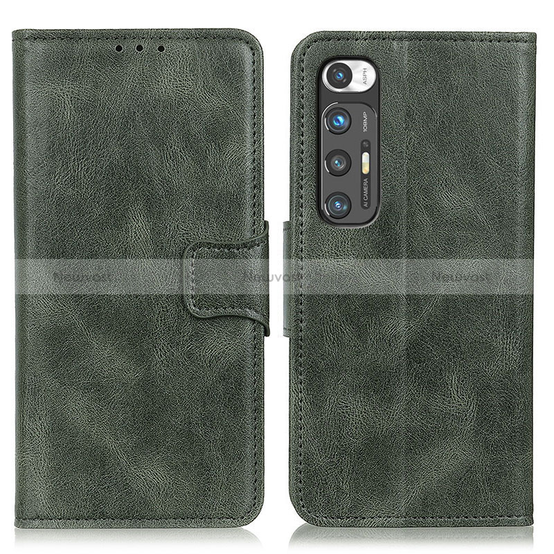 Leather Case Stands Flip Cover Holder ML9 for Xiaomi Mi 10S 5G Green