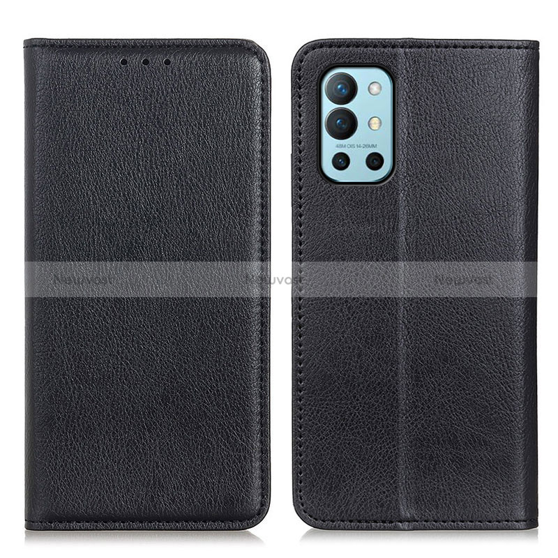 Leather Case Stands Flip Cover Holder N01P for OnePlus 9R 5G