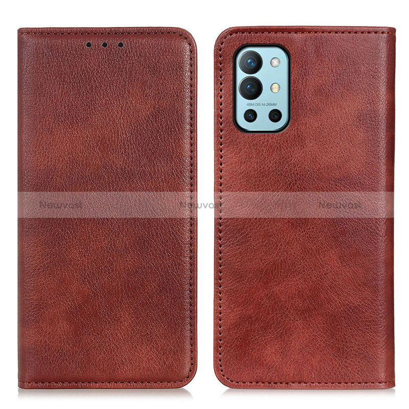 Leather Case Stands Flip Cover Holder N01P for OnePlus 9R 5G