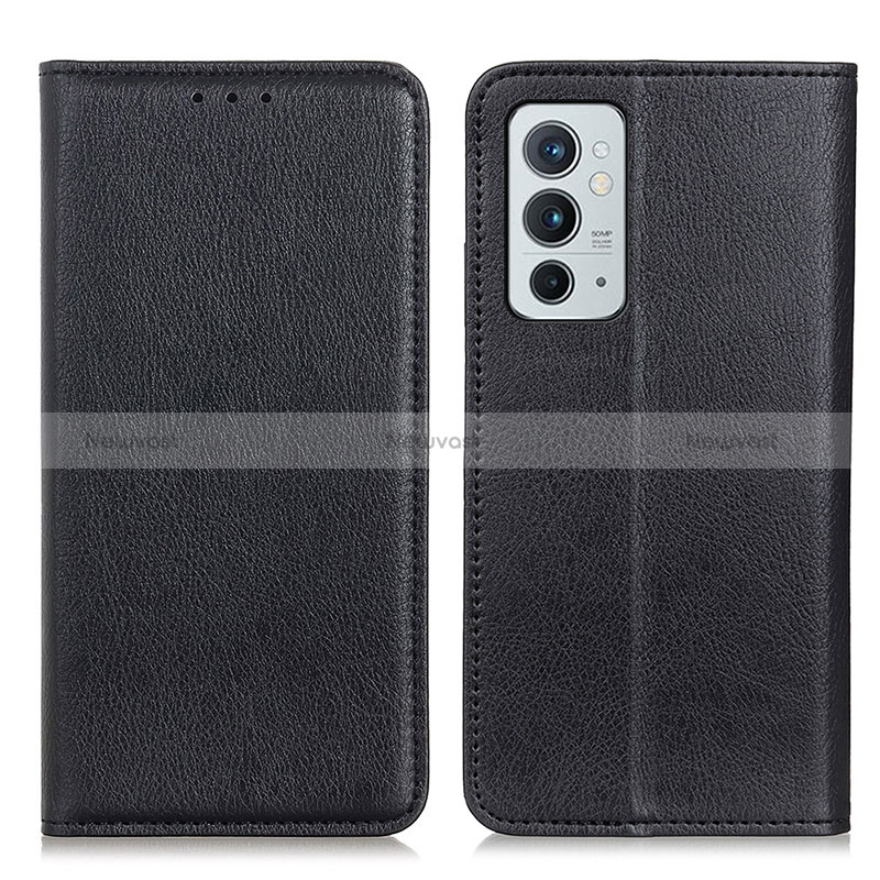 Leather Case Stands Flip Cover Holder N01P for OnePlus 9RT 5G