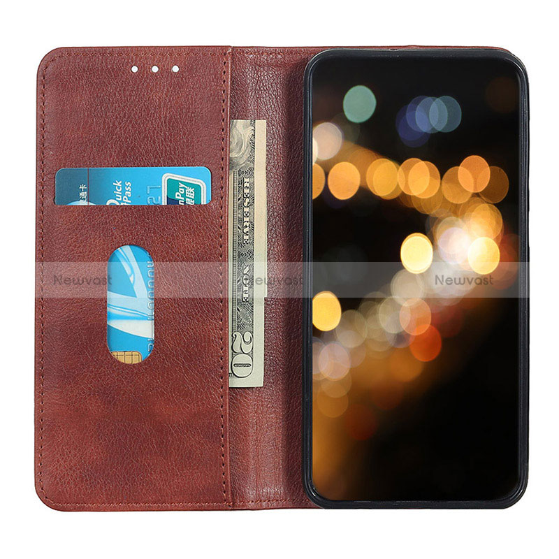 Leather Case Stands Flip Cover Holder N01P for Oppo Reno5 F