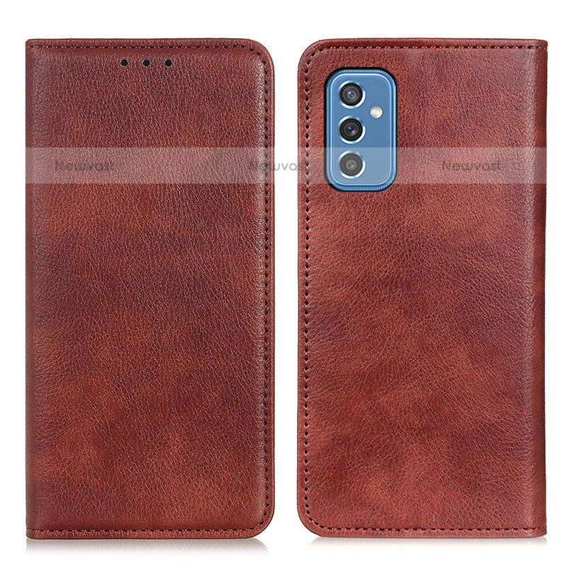 Leather Case Stands Flip Cover Holder N01P for Samsung Galaxy M52 5G