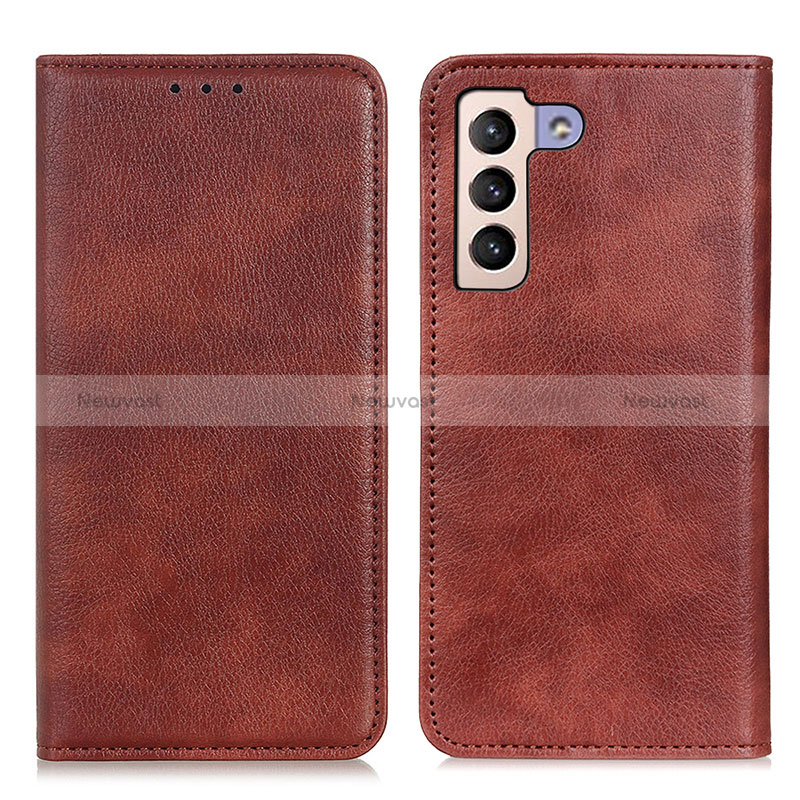 Leather Case Stands Flip Cover Holder N01P for Samsung Galaxy S24 5G