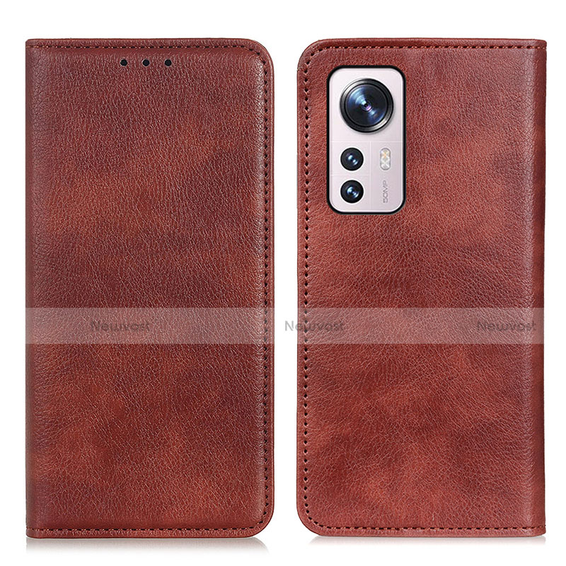 Leather Case Stands Flip Cover Holder N01P for Xiaomi Mi 12 5G