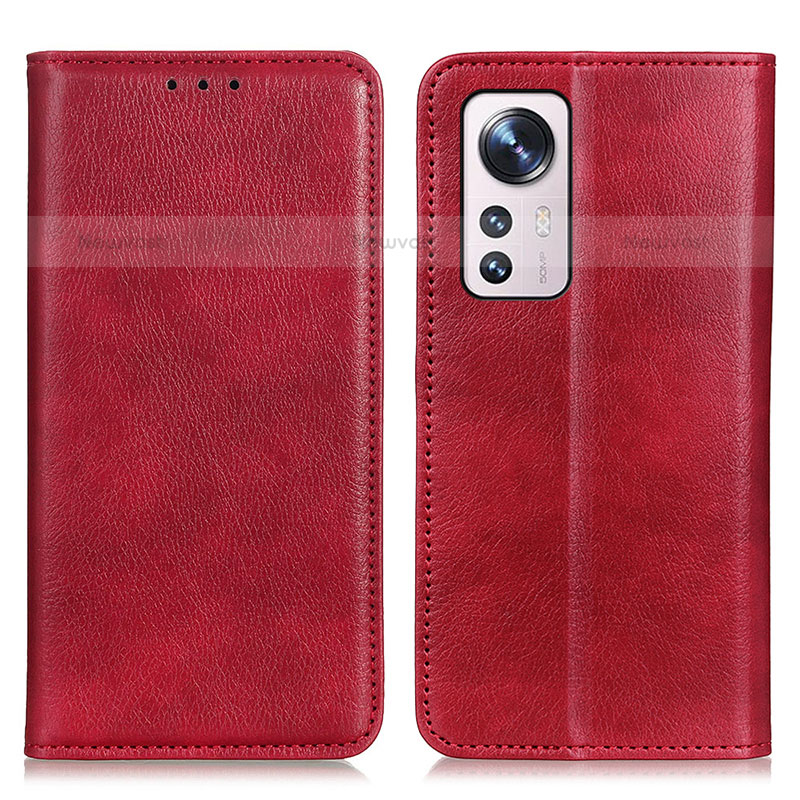 Leather Case Stands Flip Cover Holder N01P for Xiaomi Mi 12 Pro 5G