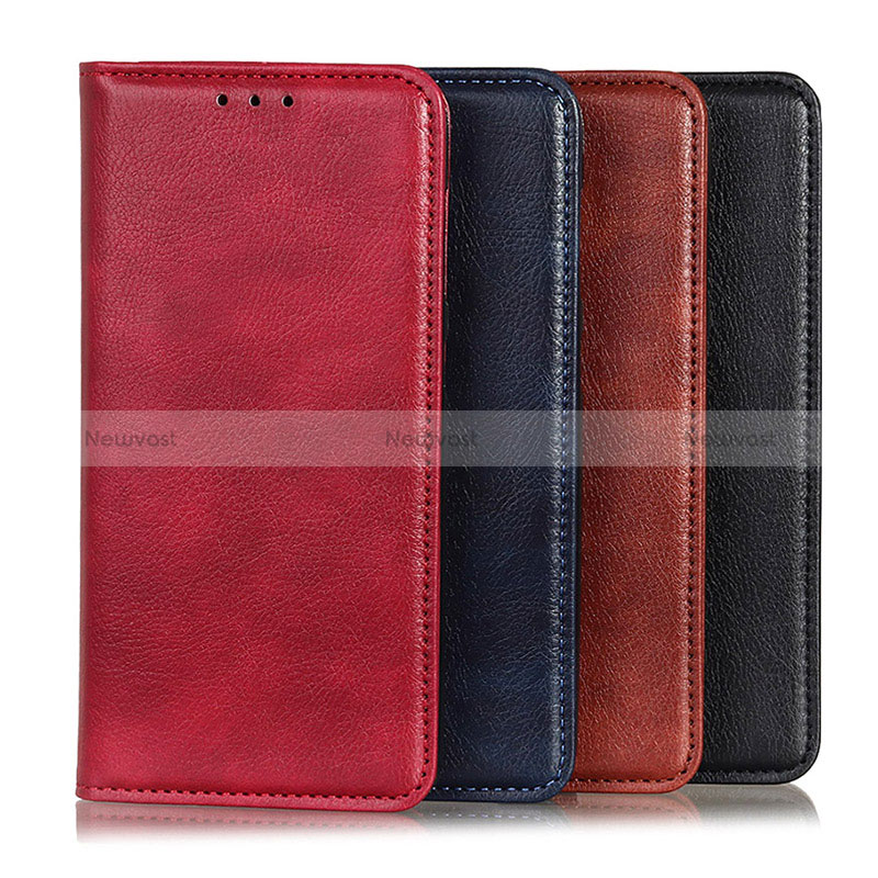 Leather Case Stands Flip Cover Holder N01P for Xiaomi Redmi 10 Prime Plus 5G