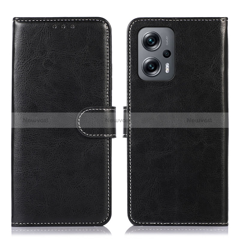 Leather Case Stands Flip Cover Holder N01P for Xiaomi Redmi Note 12 Turbo 5G