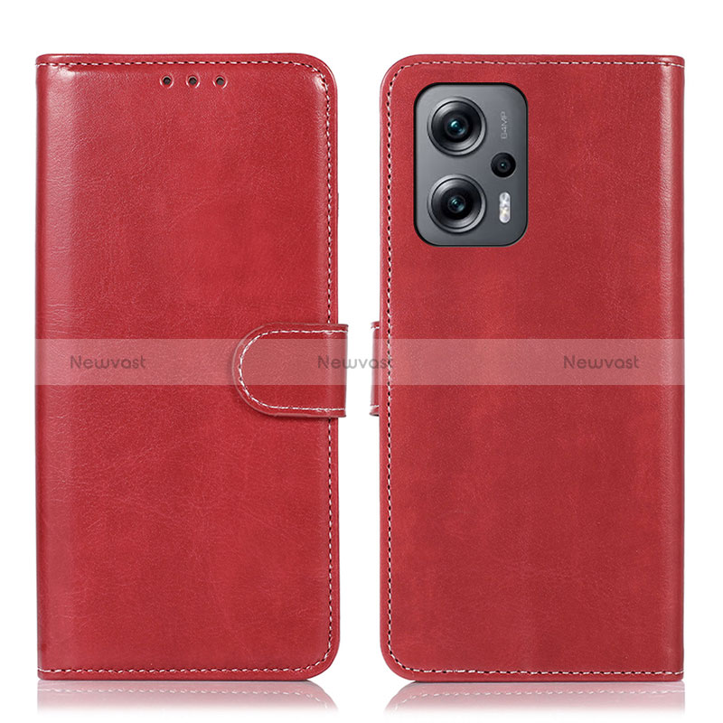 Leather Case Stands Flip Cover Holder N01P for Xiaomi Redmi Note 12 Turbo 5G