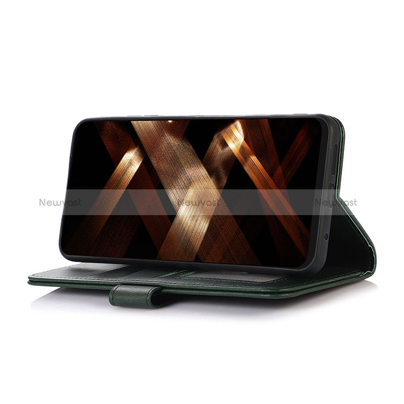 Leather Case Stands Flip Cover Holder N02P for Motorola Moto Edge 40 Neo 5G