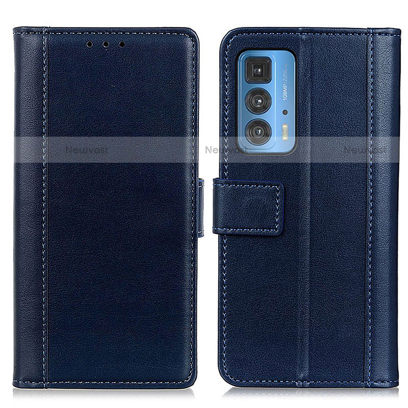 Leather Case Stands Flip Cover Holder N02P for Motorola Moto Edge S Pro 5G