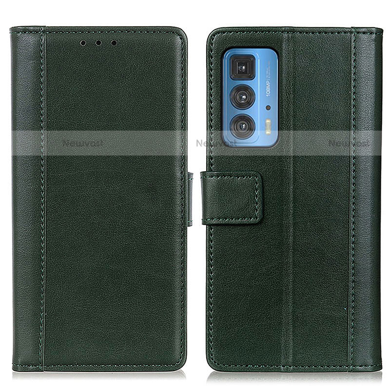 Leather Case Stands Flip Cover Holder N02P for Motorola Moto Edge S Pro 5G