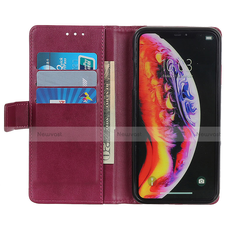 Leather Case Stands Flip Cover Holder N02P for Motorola Moto G 5G (2022)