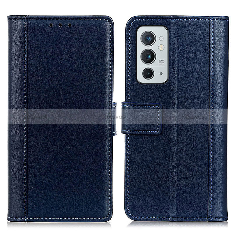 Leather Case Stands Flip Cover Holder N02P for OnePlus 9RT 5G