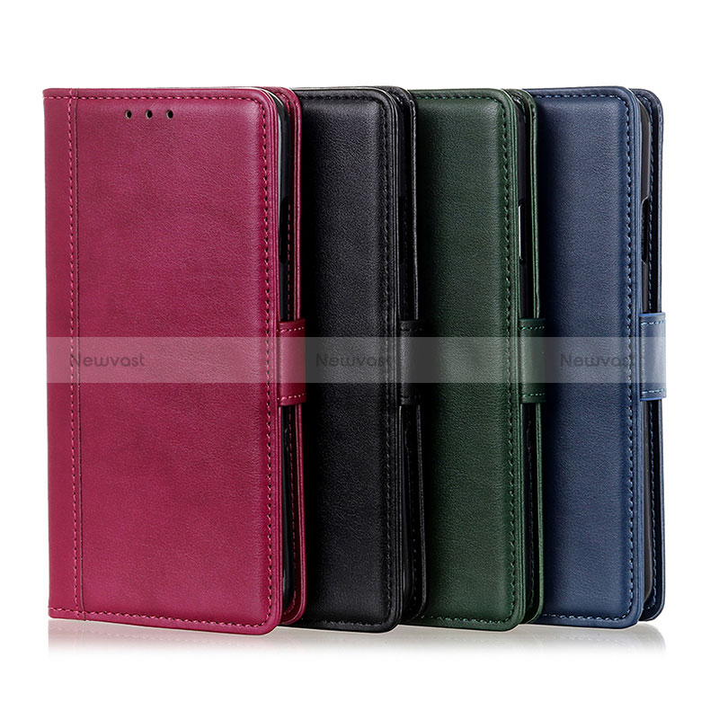 Leather Case Stands Flip Cover Holder N02P for OnePlus Nord 2T 5G