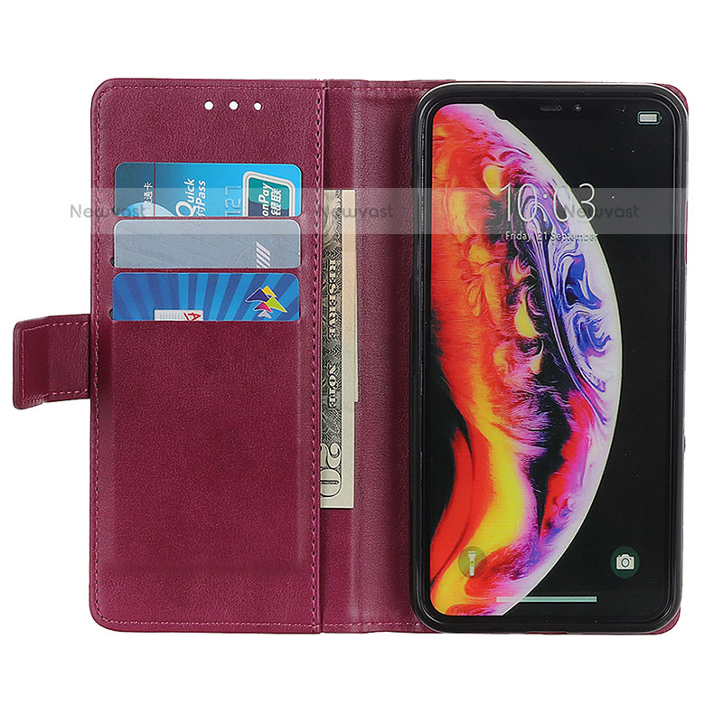 Leather Case Stands Flip Cover Holder N02P for OnePlus Nord N200 5G