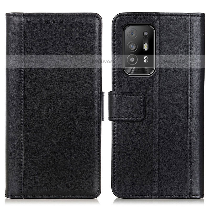 Leather Case Stands Flip Cover Holder N02P for Oppo A94 5G