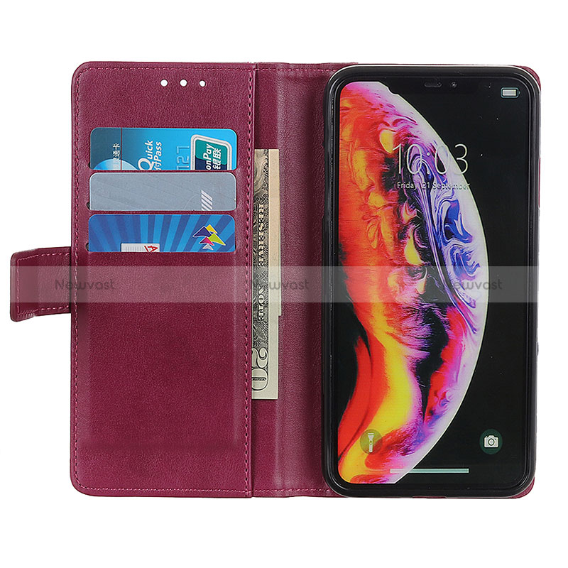 Leather Case Stands Flip Cover Holder N02P for Oppo F19