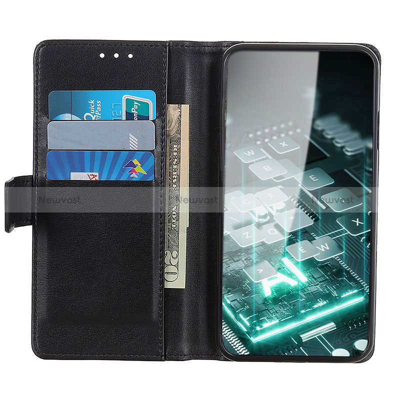 Leather Case Stands Flip Cover Holder N02P for Samsung Galaxy A03