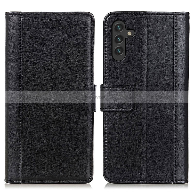 Leather Case Stands Flip Cover Holder N02P for Samsung Galaxy A04s