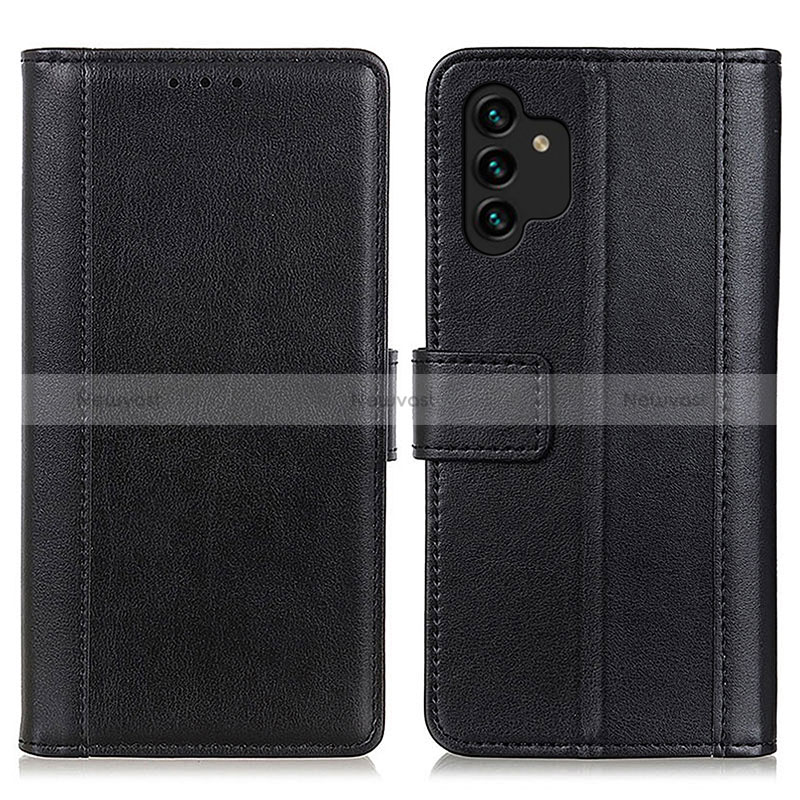 Leather Case Stands Flip Cover Holder N02P for Samsung Galaxy A13 4G