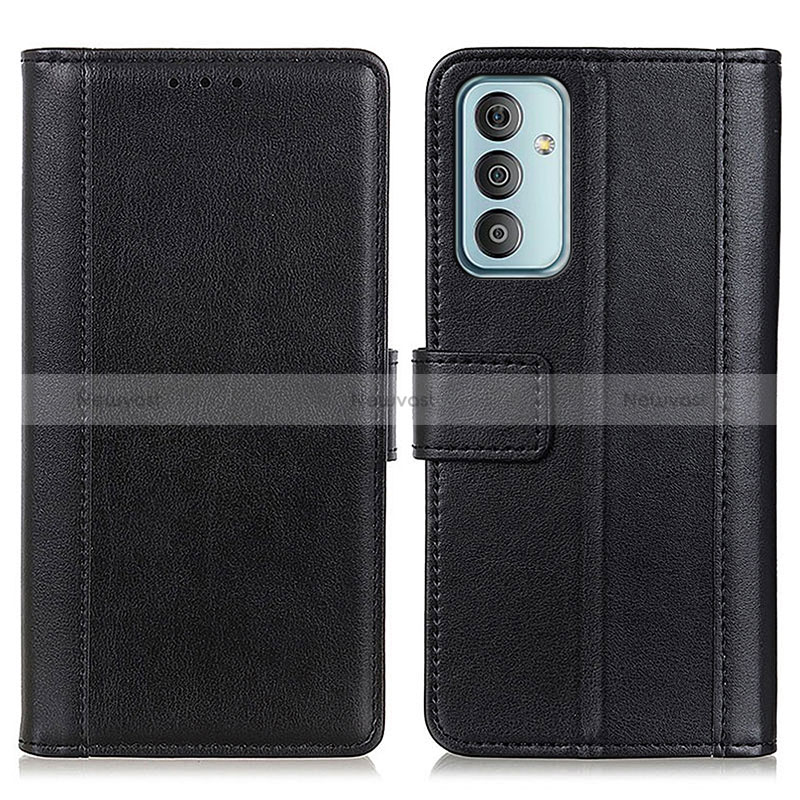 Leather Case Stands Flip Cover Holder N02P for Samsung Galaxy M23 5G