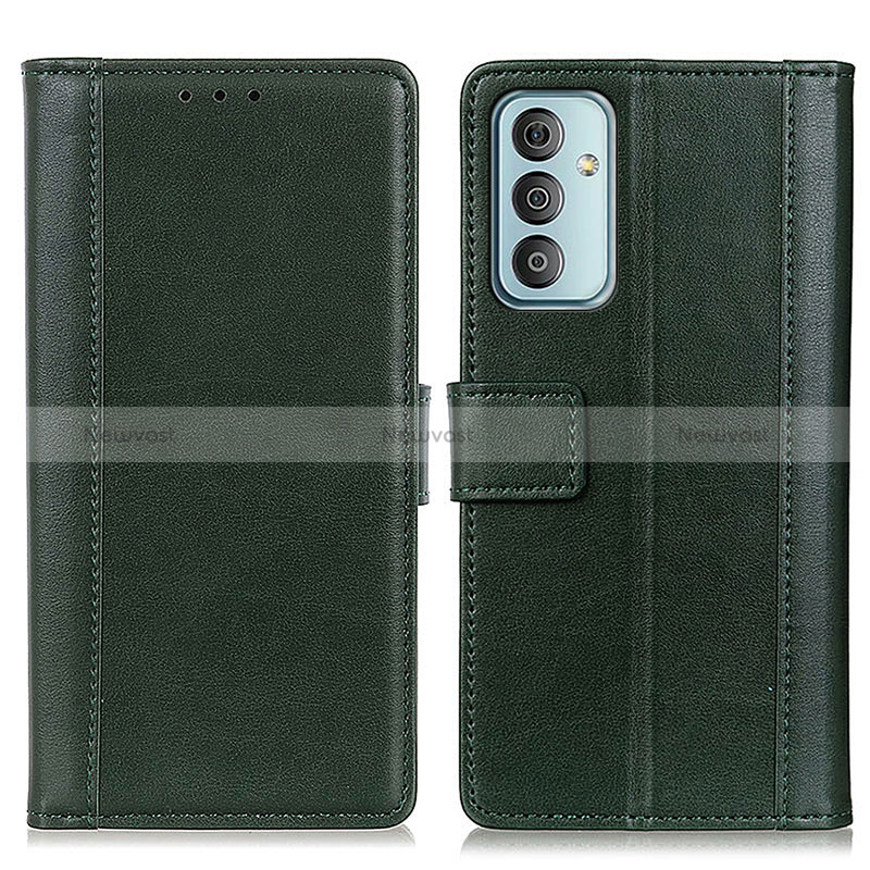 Leather Case Stands Flip Cover Holder N02P for Samsung Galaxy M23 5G