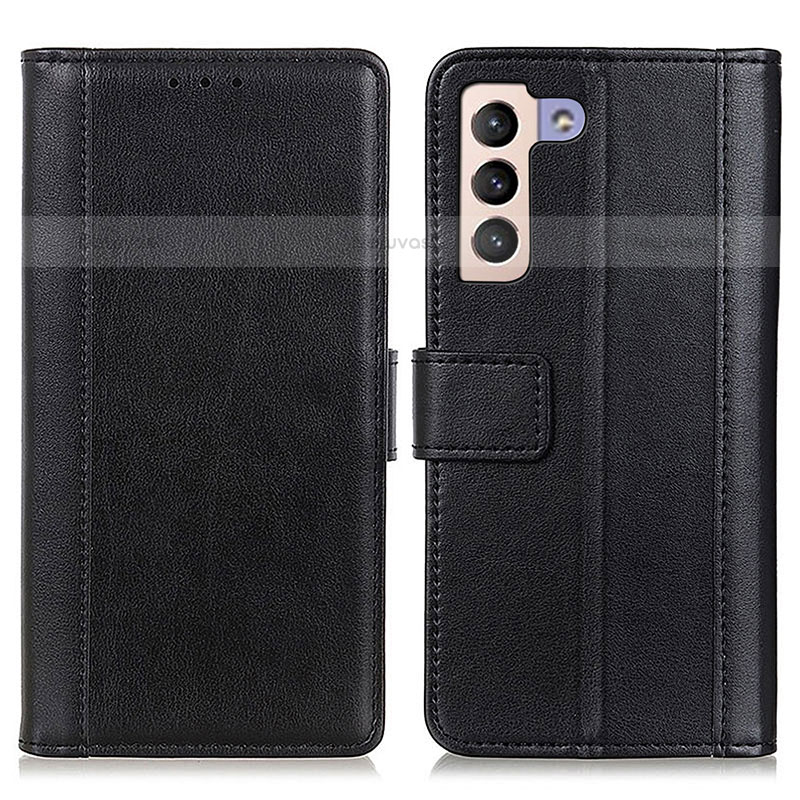 Leather Case Stands Flip Cover Holder N02P for Samsung Galaxy S21 Plus 5G