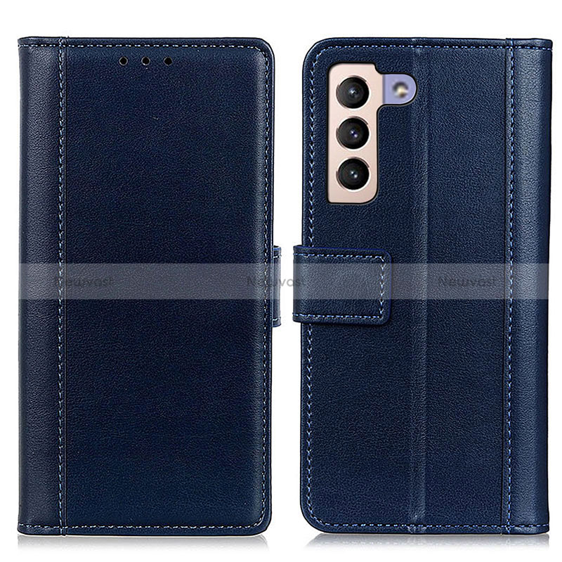 Leather Case Stands Flip Cover Holder N02P for Samsung Galaxy S24 Plus 5G