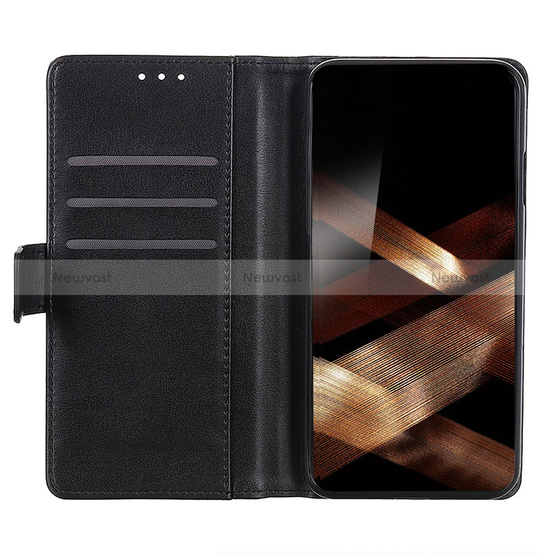 Leather Case Stands Flip Cover Holder N02P for Samsung Galaxy S24 Plus 5G