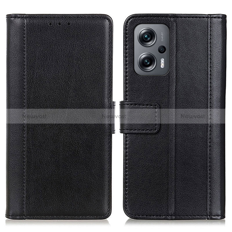 Leather Case Stands Flip Cover Holder N02P for Xiaomi Poco F5 5G