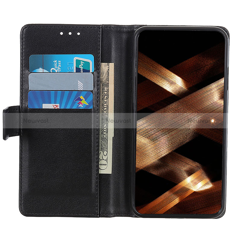 Leather Case Stands Flip Cover Holder N02P for Xiaomi Redmi 12C 4G
