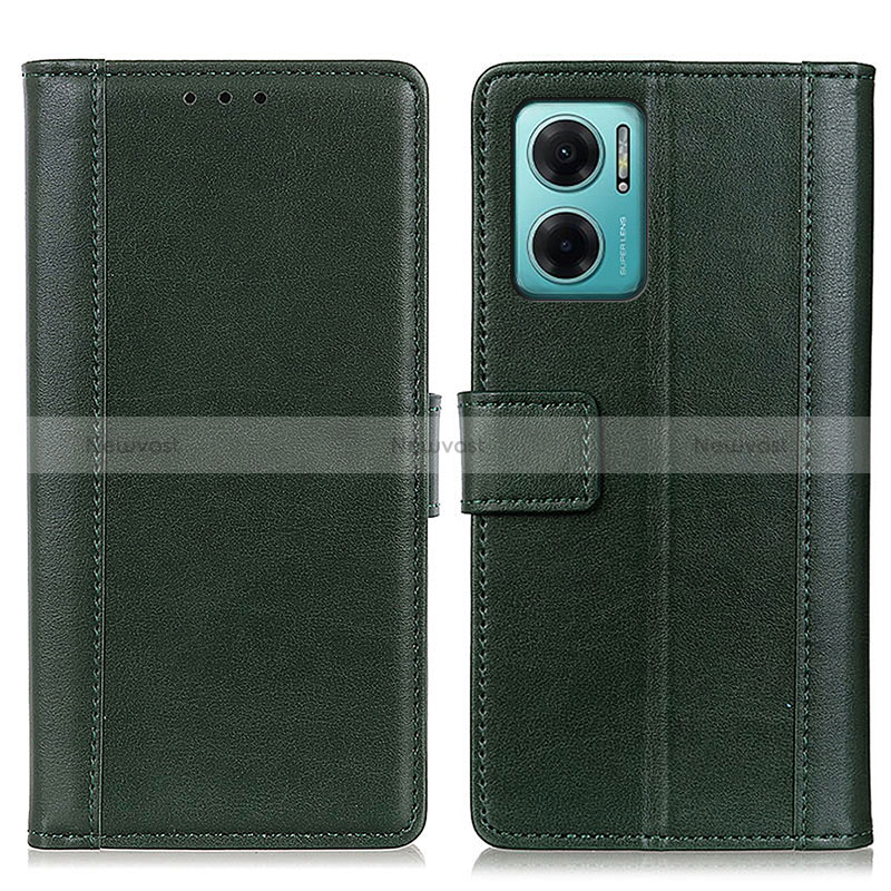 Leather Case Stands Flip Cover Holder N02P for Xiaomi Redmi Note 11E 5G