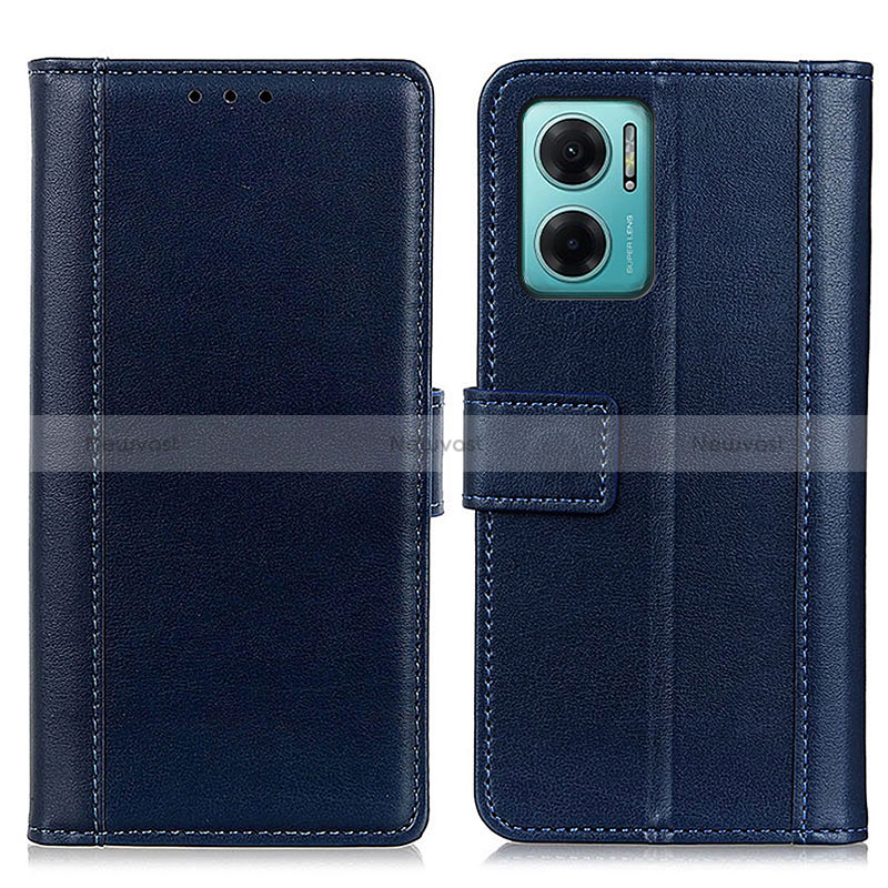 Leather Case Stands Flip Cover Holder N02P for Xiaomi Redmi Note 11E 5G