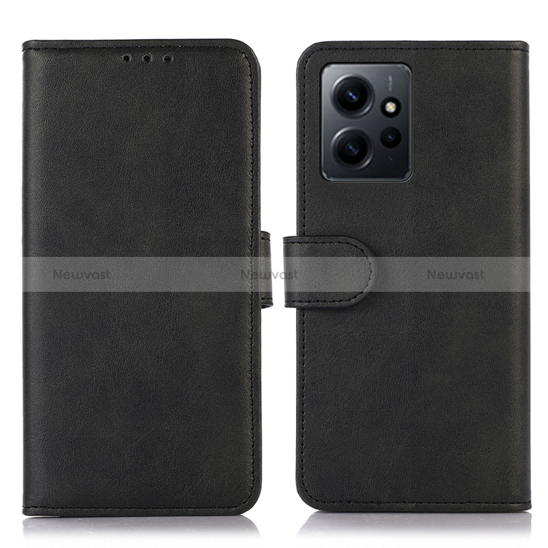 Leather Case Stands Flip Cover Holder N02P for Xiaomi Redmi Note 12 4G