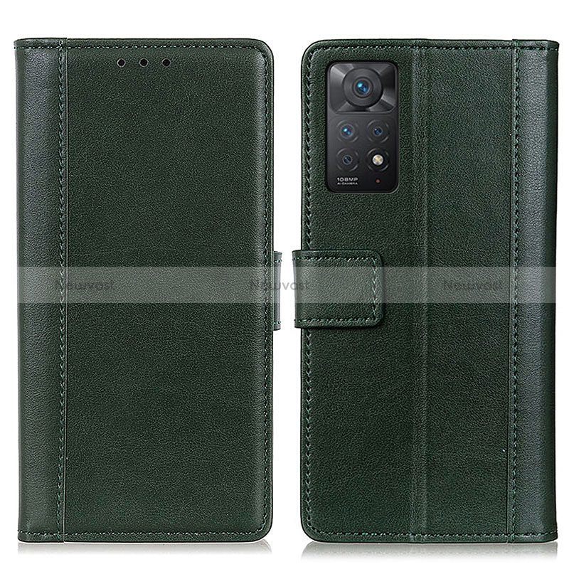 Leather Case Stands Flip Cover Holder N02P for Xiaomi Redmi Note 12 Pro 4G