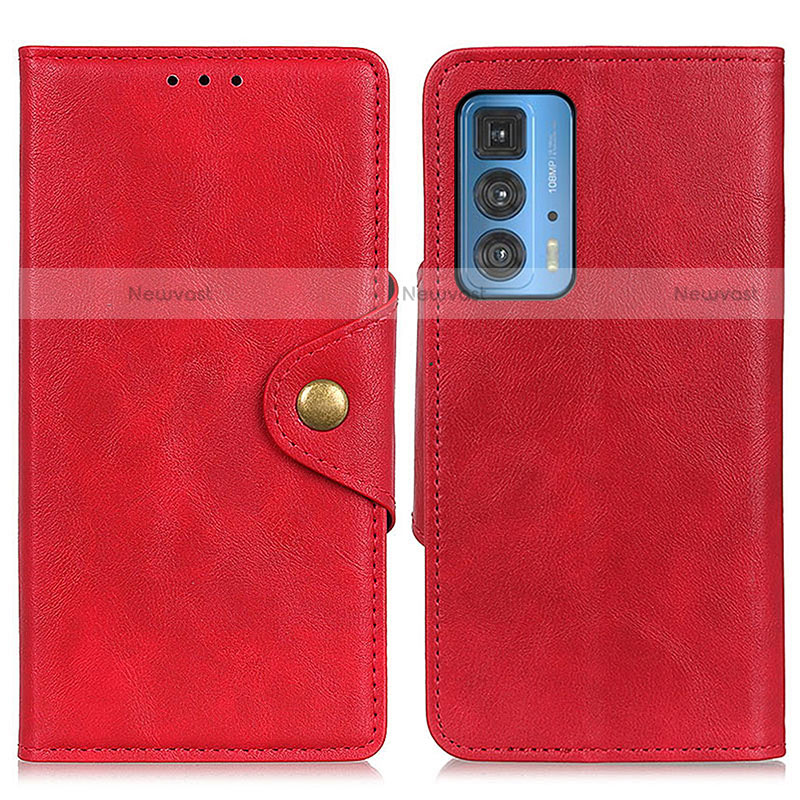 Leather Case Stands Flip Cover Holder N03P for Motorola Moto Edge 20 Pro 5G