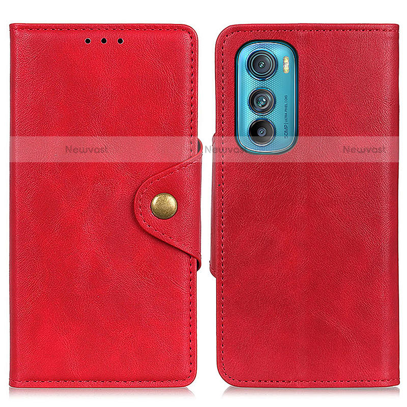 Leather Case Stands Flip Cover Holder N03P for Motorola Moto Edge 30 5G