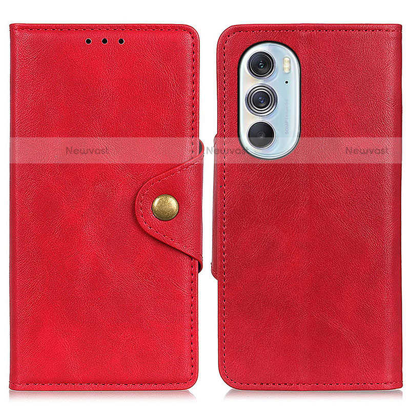 Leather Case Stands Flip Cover Holder N03P for Motorola Moto Edge 30 Pro 5G