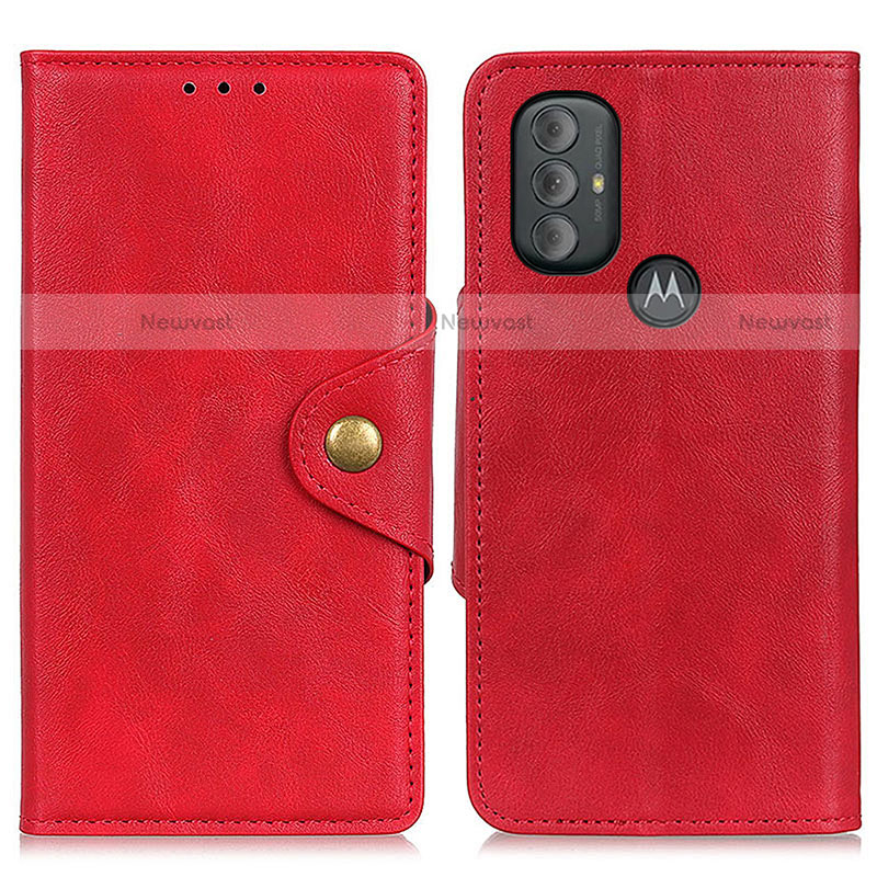 Leather Case Stands Flip Cover Holder N03P for Motorola Moto G Play (2023)