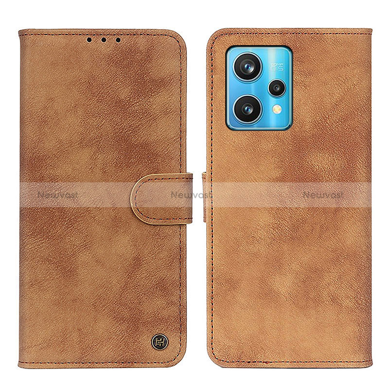 Leather Case Stands Flip Cover Holder N03P for Realme 9 4G